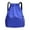 Blue, variant on Drawstring Backpack Strings Bags with Pockets Backpack Sports Bag Waterproof Large Capacity Bag-Dark Blue-M
