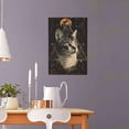 thumbnail image 5 of 16x24 inch Oil Painting Canvas Cats & Universe,Indoor Home Living Room,Studio,Kids Room Wall Decor Art Prints Paintings,For Cat Master Gift,Exquisite Cats & Universe Modern Style Canvas Decor, 5 of 6