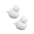 thumbnail image 4 of 2 tapas de cerámica para inodoro, decoración para inodoro, fácil instalación, elegante y práctico repuesto con forma de pájaro para baño., 4 of 8