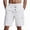 White#2026 Shorts-24, variant on DDAPJ pyju Men's Cargo Shorts Lightweight Drawstring Hiking Shorts Straight Leg Work Shorts with Multi Pockets Gray L
