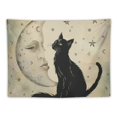 thumbnail image 5 of Orinice Cute Cat Tapestry Wall Hanging Unique Style Graphic Tapestries Home Wall Decor Art for Living Room Bedroom Apartment Farmhouse Dorm 40x30inch, 5 of 6