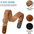 thumbnail image 3 of Strap, tahali, correa para guitarra o bajo. Kidam  Yute natural, 3 of 3