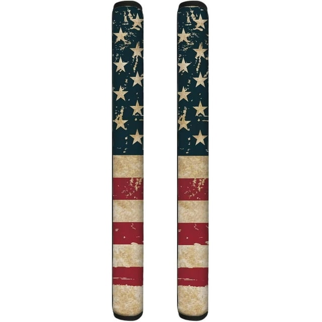 NETILGEN American Flag Retro Fridge Door Handle Covers Set of 2, Keep Away Fingertips Dust Food Stains for Microwave Oven, Suitable for Home Kitchen Appliance Decoration Gift for Women