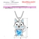 thumbnail image 4 of Collares con Dije de Lobo WolfNeck01 5 Pzas Collar Lobo/Corazón Plata/Azul Metal. High Monaco MXWOF-005, 4 of 4