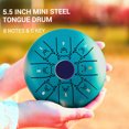 thumbnail image 4 of Amdohai 5.5 Inches Mini Steel Tongue Drum 8 Notes, 4 of 8