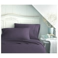 thumbnail image 2 of Double-Brushed Microfiber Queen Sheet Set 4 Piece – Oeko-TEX Certified Ultra Soft & Wrinkle-Free - 16" Deep Pocket Sheets - Easy Care Queen Size - Purple, 2 of 9