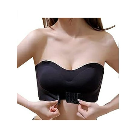 

Gwiyeopda Women Hand Shape Custom Lift Invisible Wirefree Anti-Slip Shoulder Straps Push Up Bra