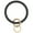 Black Silver, variant on Silicone Keyring Bracelet Bangle Wristlet Sports Swim Keychain Key Ring Car Key Chain