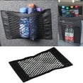 thumbnail image 2 of Toyandona Car Trunk Mesh Bag Double Layer Net for Seat Back Storage Black Car Organizer, 2 of 5