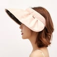 thumbnail image 4 of Windfall Sun Visor Hats Women Large Brim Summer UV Protection Beach Cap, 4 of 5