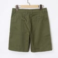 thumbnail image 4 of Aayomet Mens Shorts Elastic Waist Casual Shorts Solid Color Shorts Drawstring Pants (Green, XXL), 4 of 5