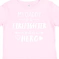 thumbnail image 4 of Inktastic My Daddy is a Firefighter and a Hero Boys or Girls Toddler T-Shirt, 4 of 5