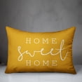 thumbnail image 2 of Creative Products Home Sweet Home Thin Script Yellow 14x20 Indoor / Outdoor Pillow, 2 of 2