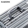 thumbnail image 3 of KLQDZMS equipaje de cabina caja de embarque de aleación de aluminio y magnesio 20 "24" 26 "29 pulgadas cubierta de carrito de negocios maleta con ruedas para hombre, 3 of 4