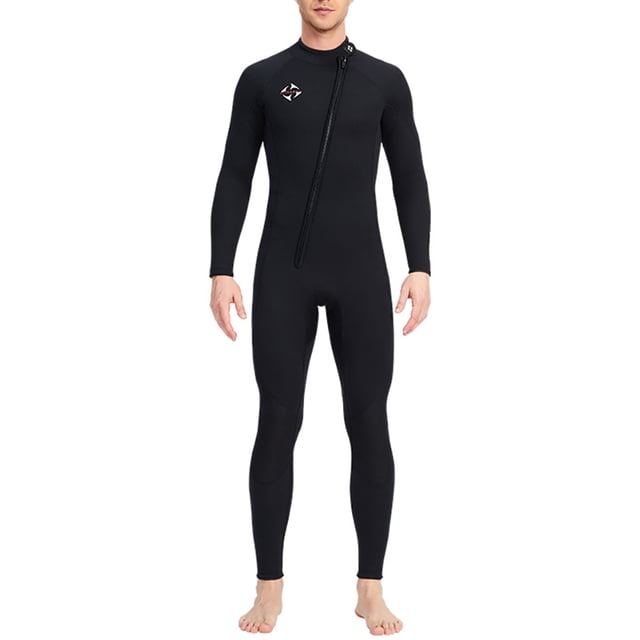 Buceo zarpa 3mm trajes de neopreno SCR traje de buceo de neopreno de una pieza traje de surf cuerpo completo para bucear snorkeling surf nadando negro 4xl AweSitey OD003294-07