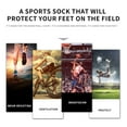 thumbnail image 2 of Hehanda Women's Thickened Towel Bottom Breathable Mid-Calf Basketball Socks, 2 of 7