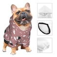 thumbnail image 3 of Haiem Cute Calf for Winter Dog Hoodie Sweatshirts with Pockets Warm Dog Clothes for Small Dogs Chihuahua-Medium, 3 of 7
