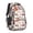 Fireman and Shield, variant on Fireman and Flame Blue Pattern Backpack for School, Cute School Bag with Adjustable Shoulder Straps and Padded Back, 16.9"x12.6"x5.9"