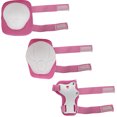 thumbnail image 4 of Kit Casco Protecciones Bicicleta Patines Patinar Niña Little monkey Rodillera Muñequera Codera, 4 of 7