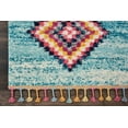 thumbnail image 5 of Nourison Moroccan Casbah Tribal Aqua 7'10" x 10'6" Area Rug, (8x11), 5 of 8