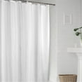 thumbnail image 6 of Ctnporpo White Shower Curtain Shower Curtain Plain Thick Curtain Hotel Solid Color Shower Curtain Bath Towels Bath Mats, 6 of 8