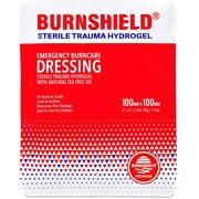 Burnshield Sterile First Aid Burn Dressing Non Stick Pads for Wounds & Burns, 1-Count