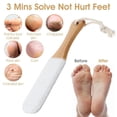 thumbnail image 3 of LQQBOX Feet Callus Removers Professional Colossal Foot Scrubber Pedicure Foot File Foot Massager Pumice Stone for Feet,Remover Corn Hard Skin Dead Skin Exfoliator for Use in Shower Feet Care Tools, 3 of 7
