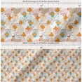 thumbnail image 2 of Soimoi Cotton Voile Fabric Egg,Chick & Hen Kids Print Fabric by The Yard 42 Inch Wide, 2 of 7