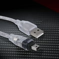 thumbnail image 2 of 1.5M USB To IEEE 1394 4 Pin Firewire DV Adapter Cable Converter For PC Camera, 2 of 8