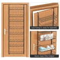 thumbnail image 5 of Auledio Over Door Pantry Organizer Rack, Adjustable 8-Tier Heavy-Duty Storage Organizer Hanging Spice Shelf for Kitchen, Bronze, 5 of 7