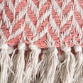 thumbnail image 3 of Design Imports CAMZ10594 Blush Pink Zig-Zag Blanket Throw, 3 of 6