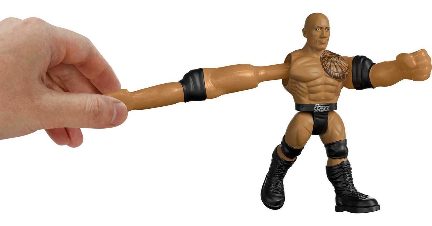 WWE – Bend 'N Bash – Figurine articulée – The Rock