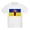 White, variant on CafePress - Ukrainian Flag With Fist T Shirt - Light T-Shirt Kids XS-XL