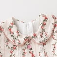 thumbnail image 2 of MXIEZI Baby Girls Corduroy Dresses Newborn A-Line Swing Sundress Long Sleeve Casual Floral Dress for 6 Months- 3 Years, 2 of 9