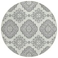 thumbnail image 2 of Addison Rugs Chantille Indoor/Outdoor Transitional Medallions Gray Washable Round Rug, 8' x 8', 2 of 6