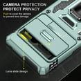 thumbnail image 6 of Decase for Google Pixel 8,Google Pixel 8 Heavy Duty Case with Slide Camera Protector & Compatible with Magnetic Car Mount,Hybrid PC +TPU Dual Layer Protective Kickstand Phone Cover - Darkgreen, 6 of 7