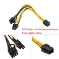 thumbnail image 1 of Waiimak (5-Pack) Pci-E 6-Pin To 2X 6+2-Pin Power Splitter Cable Pcie Pci Express 5X, 1 of 9