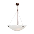 thumbnail image 1 of 23073-BRZ-WHT 4 Light Pendant In Bronze, 1 of 1