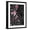 Black Frame, variant on Art.com Zebra, Pink in Black Leaves Stretched Canvas Print Wall Art by Fab Funky, 12" x 16"