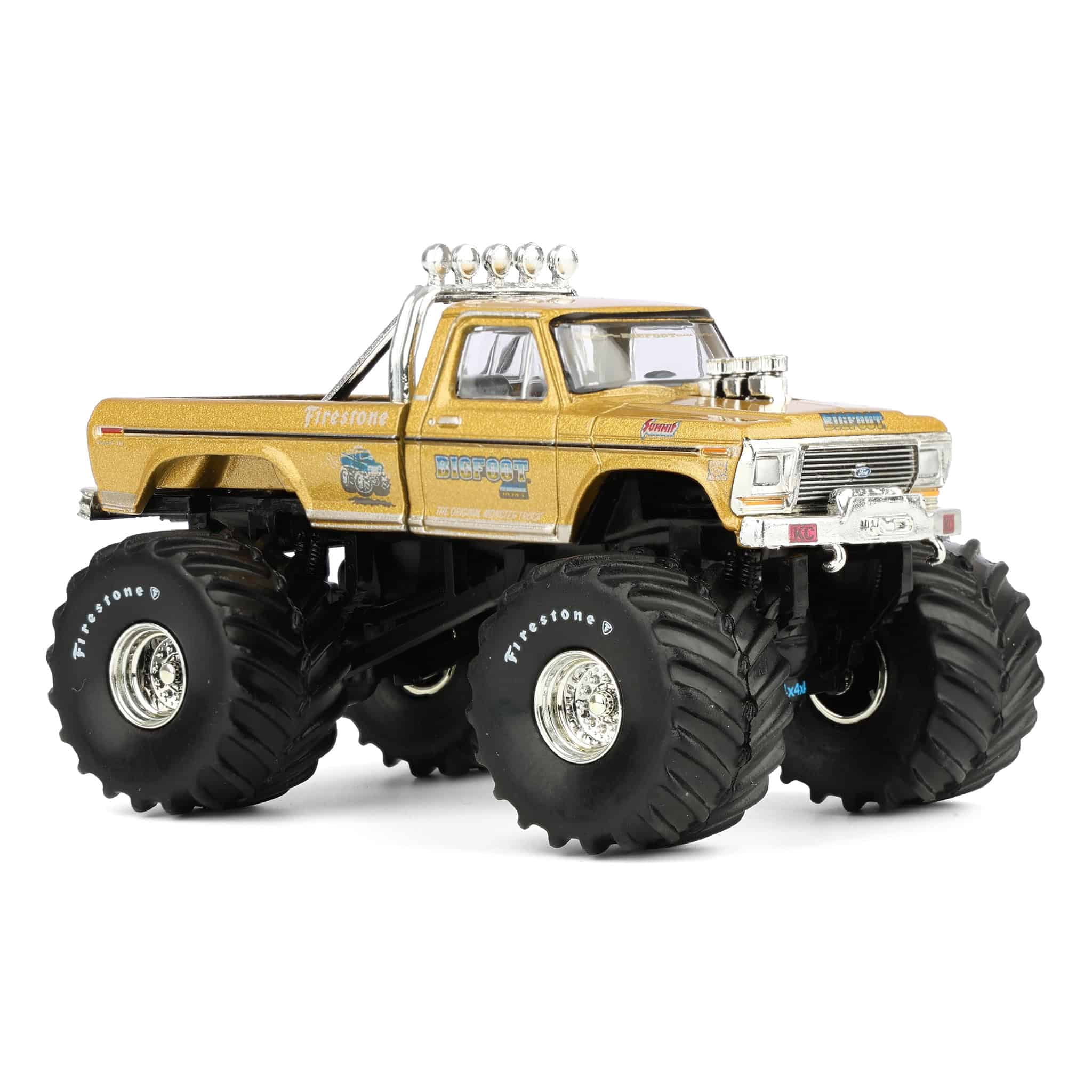 1/64 1979 Ford F-250 Monster Truck, Gold Metallic, Bigfoot #1 50th
