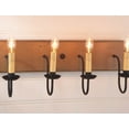 thumbnail image 4 of Irvins Country Tinware Four Arm Bathroom Vanity Light in Pearwood 24 inches, 4 of 4