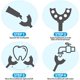 thumbnail image 2 of Cepillo de dientes en forma de U para niños, cepillo de dientes de entrenamiento manual con cabezal de cepillo de silicona suave desmontable de grado alimenticio, diseño de limpieza de dientes orales, 2 of 5
