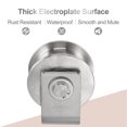 thumbnail image 4 of Unique Bargains 2pcs 2.7' H-Groove Wheel Sliding Gate Caster for Inverted 0.98' H-Track Silver, 4 of 5