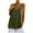 Army Green-02, variant on Women's Cotton Linen Tank Tops, Scoop Neck Spaghetti Strap Camisole, Casual Loose Summer Cami with Pockets