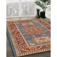 thumbnail image 3 of Ahgly Company Machine Washable Indoor Rectangle Traditional Fire Brick Red Area Rugs, 8' x 10', 3 of 7
