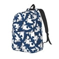 thumbnail image 1 of Easygdp Shark Mochila de Lona Resistente para Laptop, Compatible con Laptops de 15 a 17 pulgadas, Ideal para Escuela, Trabajo y Viajes-Medium, 1 of 4