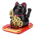 thumbnail image 1 of Gato de la suerte solar, gato de la suerte que da la bienvenida con energía solar Gato de la suerte que da la bienvenida al gato Eficiencia máxima, 1 of 11