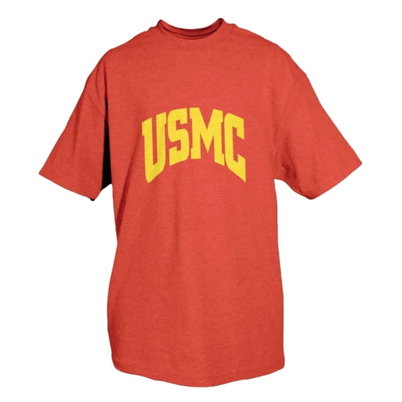 Fox Outdoor Products USMC One-Sided Imprinted T-Shirt, Red, Small
