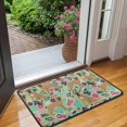 thumbnail image 2 of Boxer Dog and Flower Florals Door Rugs,Washable Non Slip Door Mats Indoor,Decorative Door Mats,Entry Mat Indoor for Entrance,Bedroom,Kitchen,Bathroom,30"x17", 2 of 6