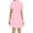 06-Pink335, variant on XIAONU Women's Casual Tunic Dress Short Sleeve Loose Shift Everyday Mini Dress